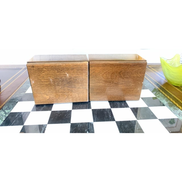 Metal Vintage Silver Crest Brass Horse Bookends – Mid-Century Modern Pair For Sale - Image 7 of 7