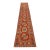 Kazak Runner 2’8” X 13’6” Red Wool Tribal Hand-Knotted Oriental Rug For Sale
