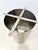 1970s Vintage Brushed Stainless Steel Round Pedestal Dining Table For Sale - Image 5 of 12