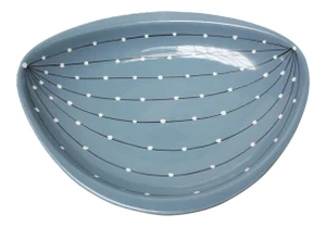 Lillemor Mannerheim for Upsala Ekeby Ceramic 'Cupol' Bowl in Blue