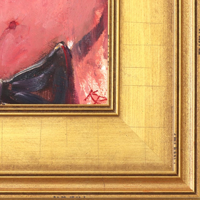 2020s Tell Me More - Original Contemporary Figurative Painting on Canvas by Kyle Paliotto For Sale - Image 5 of 9