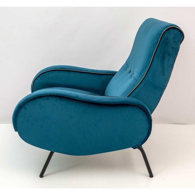 Vintage Reclining Chairs by Marco Zanuso, Italy, 1950s, Set of 2 For Sale - Image 10 of 12