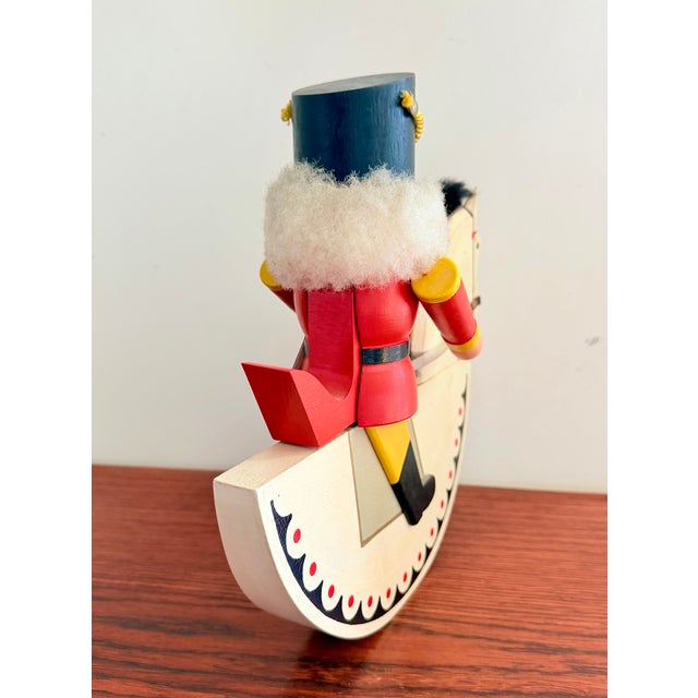 German Nutcracker with Rocking Horse, 1970s For Sale - Image 4 of 11