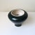 1990s Signed 1990s Post Modern Hunter Green Sculptural Ribbed Bulbous Vessel With a Tapered Pedestal Foot For Sale - Image 5 of 15