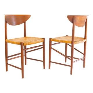 Set of Model 317 Dining Chairs by Peter Hvidt & Orla Mølgaard Nielsen For Sale