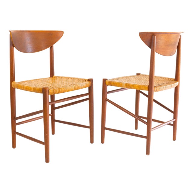 Set of Model 317 Dining Chairs by Peter Hvidt & Orla Mølgaard Nielsen For Sale