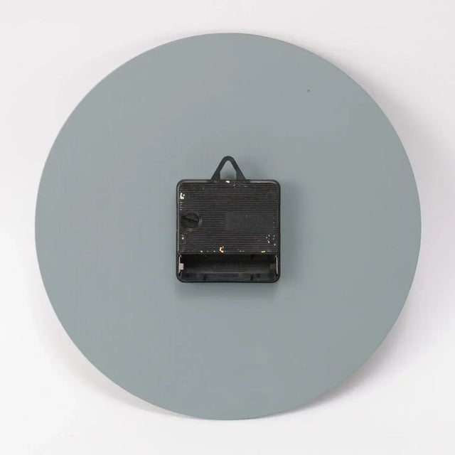 Postmodern Mirror Wall Clock from Scholer, 1980s For Sale - Image 4 of 6