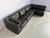 Vintage Black Leather Modular Sofa, 1970s, Set of 5 For Sale - Image 3 of 13