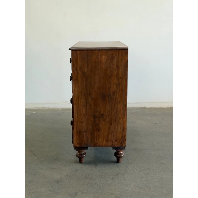 Brown Antique Highboy Dresser For Sale - Image 8 of 15