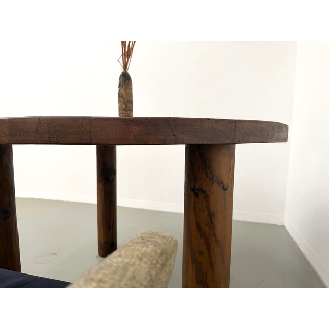 Vintage Table in Oak, 1950s For Sale - Image 11 of 18