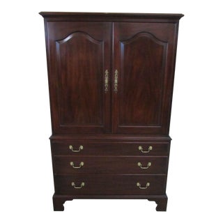 Henkel Harris Mahogany Armoire For Sale