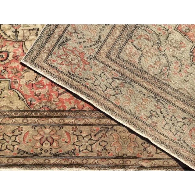 Oversized Antique Oushak Rug - 100" X 154" For Sale - Image 10 of 11