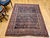 Black 19th Century Persian Afshar Tribal Rug, Handwoven Wool, All-Over Geometric Pattern, Navy & Blue, 5x6 For Sale - Image 8 of 18