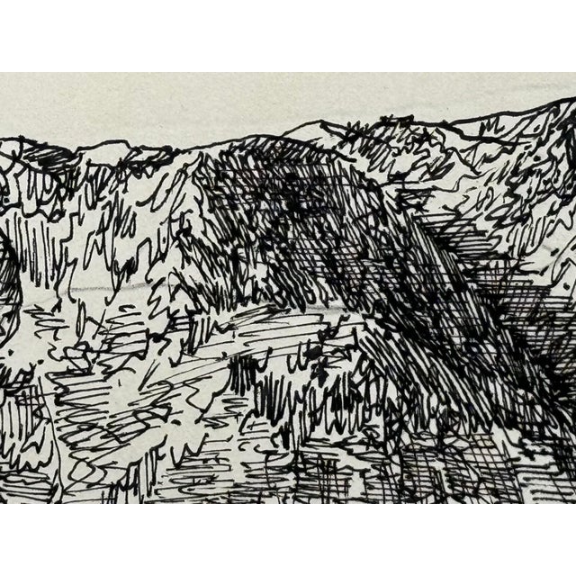 Low Fell, From Lanthwaite Hill – Original Pen and Ink Drawing | Lake District, Cumbria | Signed by Alfred Wainwright (1907–1991) For Sale - Image 10 of 18