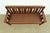 Early 20th Century Limbert Style Antique Mission Oak Arts & Crafts Settle Sofa, Circa 1910 For Sale - Image 5 of 11