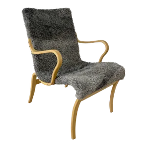 Mid-Century Modern 'Mina' Lounge / Arm Chair, Bruno Mathsson, Sweden, 1950s