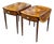 Late 20th Century Pair of Federal Style Mahogany Inlaid Pembroke Tables by Councill Craftsman For Sale