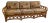 Ficks Reed Vintage Coastal Large 3 Seater Bent Rattan Sofa 83 Inches Long For Sale