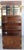 1970s Campaign Vintage Henredon Oak Wall Unit With Marble Counter and Mirrored Cabinets For Sale - Image 11 of 17