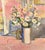Janis Krontals, Still Life with Dasies, 1960s, Oil Painting on Canvas For Sale - Image 4 of 4
