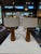 1970s 1970s Mid-Century Modern Wood Table Lamps With Textured Drum Shades - a Pair For Sale - Image 5 of 12
