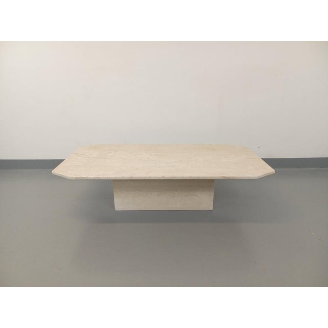 Vintage Travertine Coffee Table, 1980s For Sale - Image 15 of 15