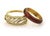 The Hidalgo Diamonds & Brown Enamel 18k Yellow Gold Open Band Ring Insert in size 6.5 is a stunning piece of vintage fine...