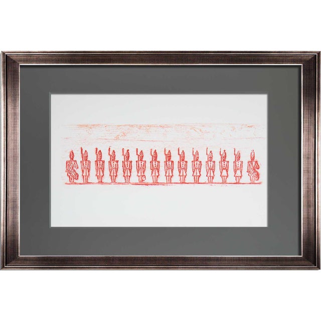 Modern Max Ernst Lithograph Original Numbered Limited Ed. 199 with Archival Frame For Sale - Image 10 of 10