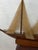 Vintage Hand Made Sailboat Model For Sale - Image 4 of 10