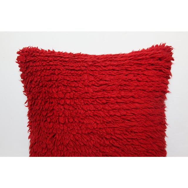 Here i am listing a 100% Handmade double knotted rug pillow cover, made from Vintage rug This’s a modern design and...