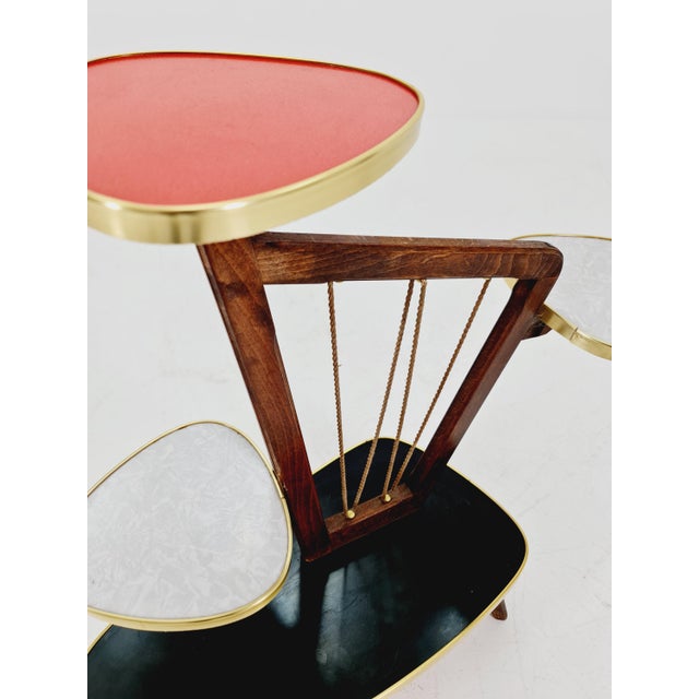 Mid-Century German Minimalist Plant Stand, 1960s For Sale - Image 10 of 11