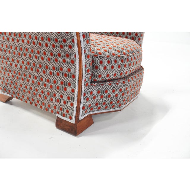 French Art Deco Lounge Chairs, 1920s, Set of 2 For Sale - Image 6 of 10