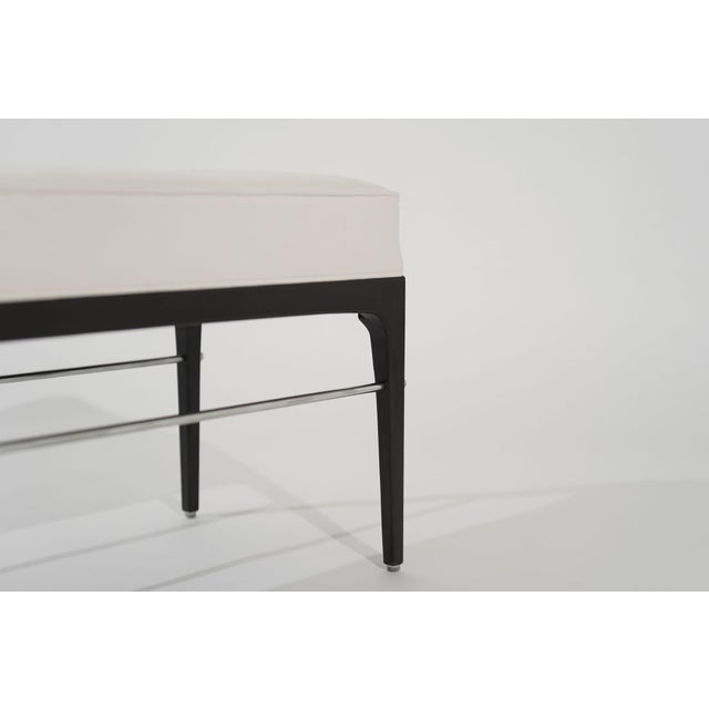 Wood Linear Bench in Espresso Series 36 by Stamford Modern For Sale - Image 7 of 18