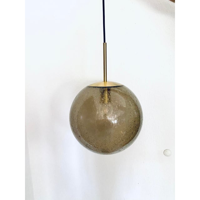 Mid-Century Globe Air Bubbles Ball Hanging Lamp from Peill & Putzler, 1960 For Sale - Image 13 of 13