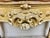 Italian Painted and Parcel Gilt Leather Bench For Sale In Los Angeles - Image 6 of 14
