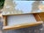 1970s American of Martinsville 6 Drawer Dresser MCM Mid-Century Modern Dovetail Joinery Brass Legs and Accents and Glass Top For Sale - Image 5 of 12