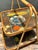 Vintage Rattan Two-Tiered Tray Stand For Sale - Image 16 of 18