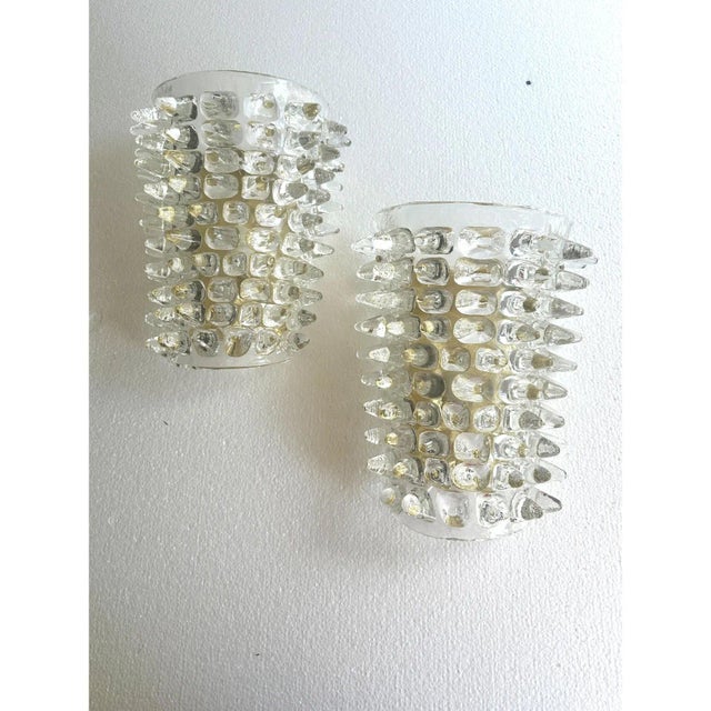 Italian Murano Glass Spikes Scenographic Wall Sconces by Simoeng For Sale - Image 6 of 7