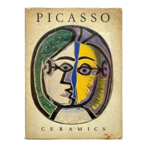 " Ceramics by Picasso " Vintage 1950 First Edition Mid Century Modernist Pablo Picasso Fine Art Lithograph Prints Portfolio - Set of 14