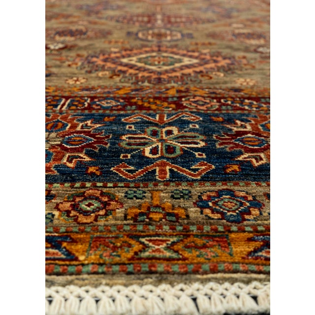 Contemporary Oriental Handmade Rug 9'11" x 12'11" For Sale - Image 3 of 4