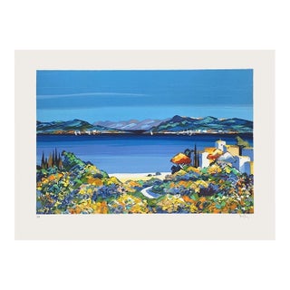 2001 Kerfily Paysage De Grèce Signed Lithograph For Sale
