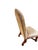 French Provincial Vintage Chairish Title French Provincial Carved Wood & Leather High-Back Side Chair For Sale - Image 3 of 8