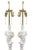 Modern Vintage Sirmos Wood Rams Head Floor Lamps With Brass Hardware, Restored, 1975 For Sale - Image 3 of 11