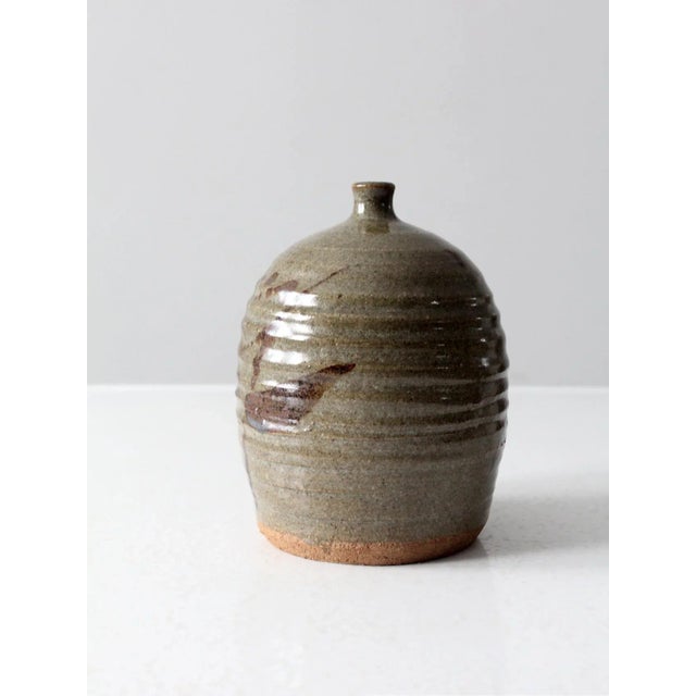 Vintage Studio Pottery Vase For Sale - Image 4 of 10
