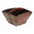 Antique 19th Century Chinese Fir Wood Rice Basket/Bucket, Iron Brackets For Sale