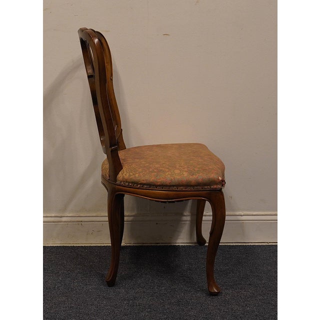 High End Vintage French Provincial Art Nouveau Style Dining Side Chair For Sale In Kansas City - Image 6 of 9