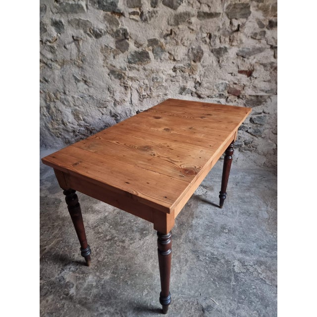 1930s Vintage Extendable Kitchen or Writing Table, France, 1930s For Sale - Image 5 of 15