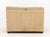 Late 20th Century Modern Beige Chenille Upholstered Banquette For Sale - Image 5 of 5