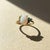 White Opal Multicolor Ring in 14k Gold, Size 7.5 For Sale - Image 9 of 9
