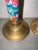 Metal Late 20th Century Vintage Chinoiserie Brass and Cloisonné Enamel Candlestick Holders - Pair For Sale - Image 7 of 9